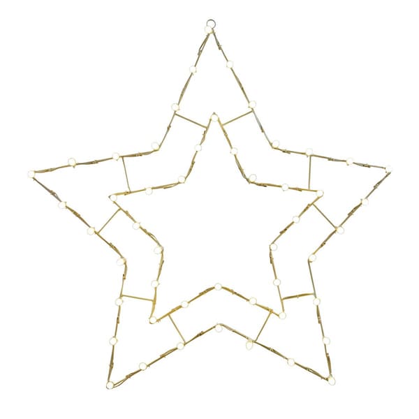 Vickerman 48 x 48 in. C7 LED White 5 Point Star Decor Light V146042 - main